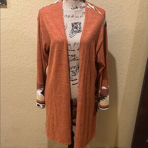 Acting Pro long, boho/western cardigan, XL, like new | see offer in description
